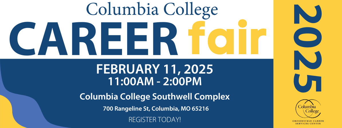 Career Fair Flyer: February 11, 2025. 11am-2pm $100 registration fee, registration opens December 2.